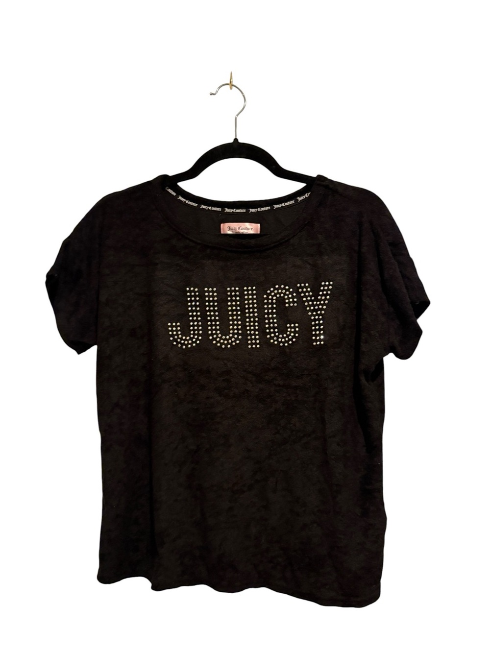 Juicy Couture Black Women’s Embellished Sweatshirt